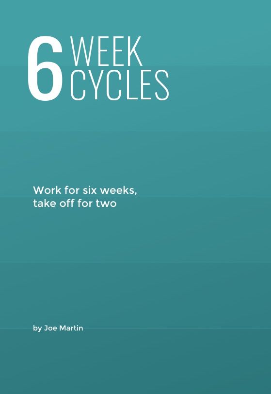 6-Week Cycles by Joe Martin, book cover